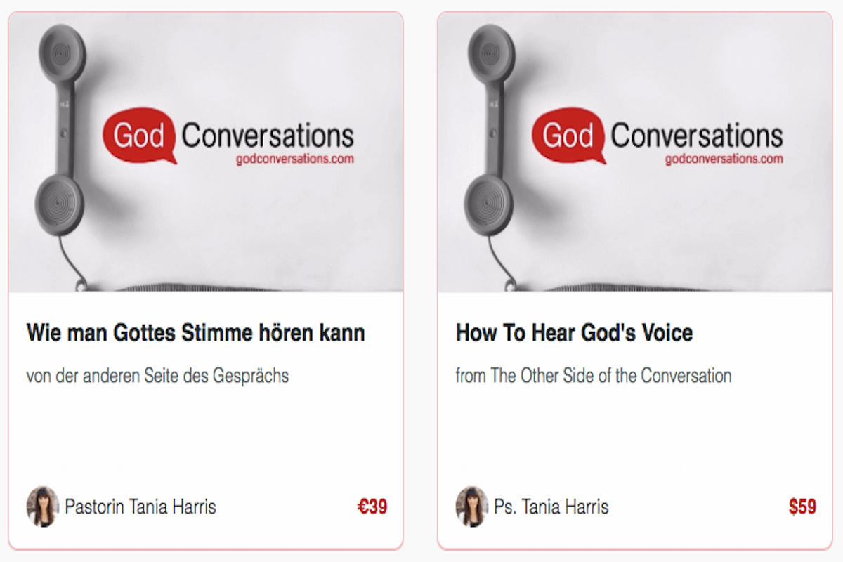 How to Hear God's Voice - in German!
